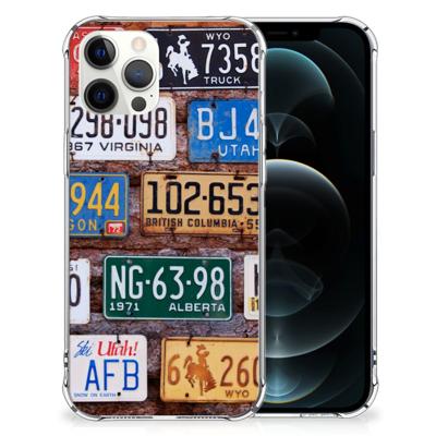 iPhone 12 Pro Max Anti-shock Hoesje met foto Kentekenplaten iPhone 12 Pro Max Anti-shock Hoesje met foto Kentekenplaten