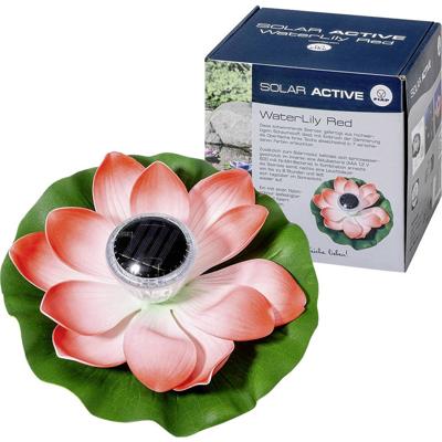 FIAP 3206-4 SOLAR ACTIVE WaterLily Red Decoratieve lamp op zonne-energie LED LED vast ingebouwd Rood