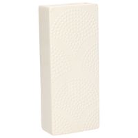 Waterverdamper - ivoor wit - keramiek - 400 ml - radiatorbak luchtbevochtiger - 7,4 x 17,7 cm - thumbnail