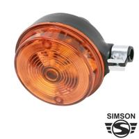 Knipperlicht rond Simson achter