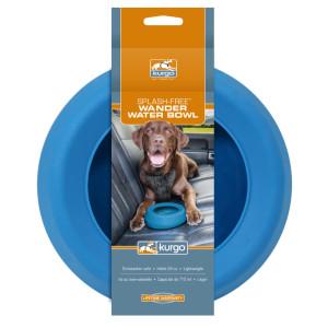 Kurgo Splash Free Wander Bowl voer- en waterbak hond (blauw) Per stuk