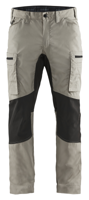 Blåkläder Service werkbroek met stretch 14591845 | Stone/Zwart | Maat 56 - 7330509500613