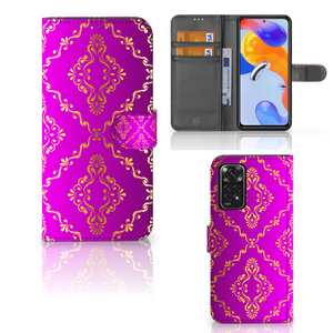 Wallet Case Xiaomi Redmi Note 11 Pro 5G/4G Barok Roze