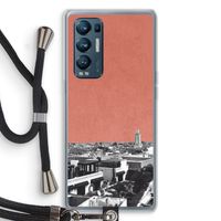 Marrakech Skyline : Oppo Find X3 Neo Transparant Hoesje met koord