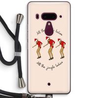 Jingle Ladies: HTC U12+ Transparant Hoesje met koord