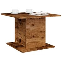 Salontafel 55,5x55,5x40 cm bewerkt hout oud houtkleurig