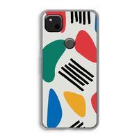 Illustratieve pop 1: Google Pixel 4a Transparant Hoesje Illustratieve pop 1: Google Pixel 4a Transparant Hoesje