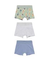 HEMA Kinderboxers raket - 3 stuks groen (groen)