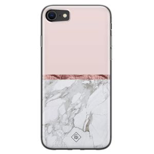iPhone SE 2020 siliconen telefoonhoesje - Rose all day