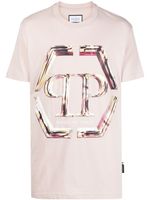 Philipp Plein t-shirt en coton à logo imprimé - Tons neutres - thumbnail