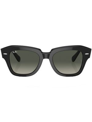 Ray-Ban lunettes de soleil State Street à monture carrée - Noir