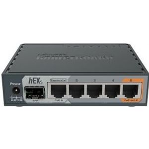 Mikrotik hEX S bedrade router Ethernet LAN Zwart