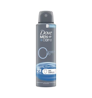 Deodorant spray men+ care clean comfort 0%