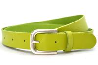 Timbelt Fashion Leren Riem 3 cm Lime Groen