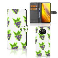 Xiaomi Poco X3 | Poco X3 Pro | Book Cover | Druiven Xiaomi Poco X3 | Poco X3 Pro | Book Cover | Druiven