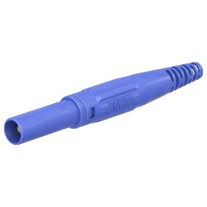 Stäubli XL-410 Laboratoriumstekker Stekker, recht Stift-Ø: 4 mm Blauw 1 stuk(s)