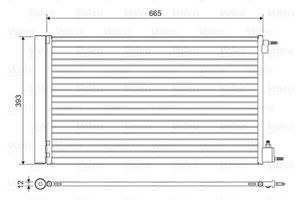 Condensor, airconditioning 814042