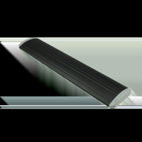 AMI Tochtklep EP 990 Incl: 4 Schroeven Sps 3.5X13 Zwart R9005 Str - 739615