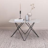 Nohr Salontafel 'Dominique' Marmerlook, 80 x 80cm, kleur Grijs Nohr Salontafel 'Dominique' Marmerlook, 80 x 80cm, kleur Grijs