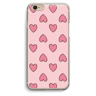 Ondersteboven verliefd: iPhone 6 / 6S Transparant Hoesje