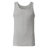 Dubbelpak onderhemden van bio-katoen, grijs-gemêleerd Maat: 5