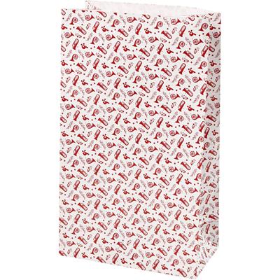 Vivi Gade Papieren zakken, trompet, h: 21 cm, afm 6x12 cm, 80 gr, rood, wit, 8 stuk/ 1 doos