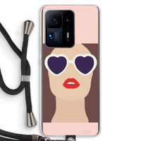 Red lips: Xiaomi Mi Mix 4 Transparant Hoesje met koord