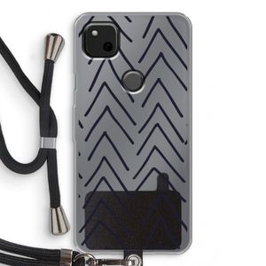 Marrakech Arrows: Pixel 4a Transparant Hoesje met koord
