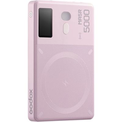 Godox MA5R Mobile Power Bank & RGB LED Light roze