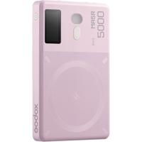 Godox MA5R Mobile Power Bank & RGB LED Light roze