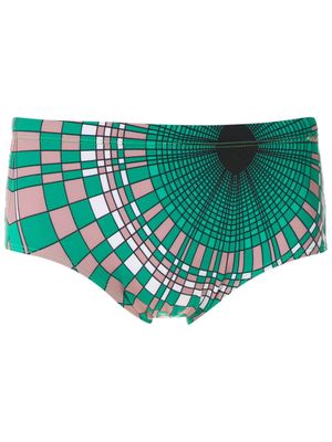 Amir Slama maillot de bain Cocar - Vert