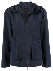 Emporio Armani veste légère à fermeture zippée - Bleu