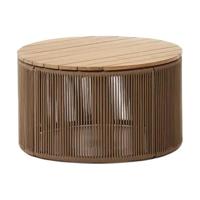 Kave Home Dandara bijzettafel Ø70 cm Beige
