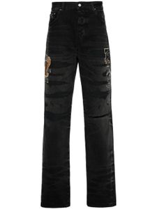 AMIRI jean droit Varsity - Noir