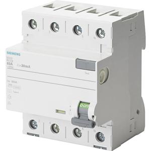 Siemens 5SV33446KK12 5SV3344-6KK12 Aardlekschakelaar A 4-polig 40 A 0.03 A 400 V