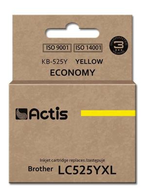 Actis KB-525Y inkt (vervangt Brother LC525Y; Standaard; 15 ml; geel)