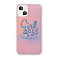 Girl boss: iPhone 13 mini Transparant Hoesje