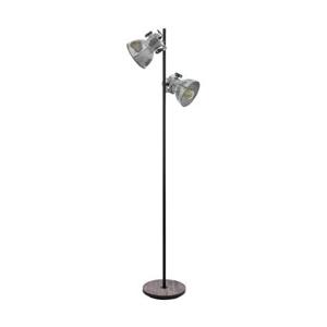 EGLO Barnstaple Vloerlamp - E27 - 158 cm - Bruin|Zwart