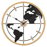 WANDKLOK WORLD NIEUW CM Ø 60X5