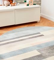 Scion - Vloerkleed Parwa Round Dusky Hues (outlet) - 150 cm rond