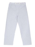 Siola pantalon droit à rayures - Bleu