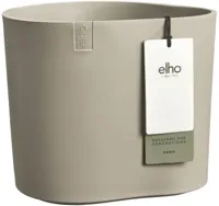 Elho Eden 25 - Grijs - L 26 x B 25 x H 23 cm - Binnen en Buiten - 100% gerecycled