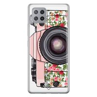 Samsung Galaxy A42 siliconen telefoonhoesje - Hippie camera