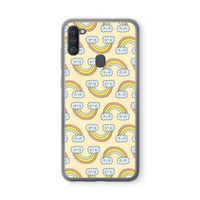 Regenboog: Samsung Galaxy A11 Transparant Hoesje