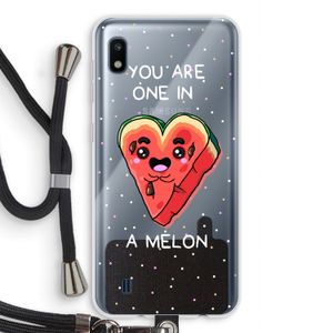 One In A Melon: Samsung Galaxy A10 Transparant Hoesje met koord