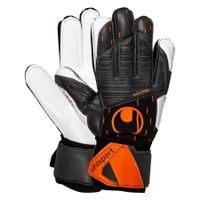 Uhlsport Keepershandschoenen Speed Contact Supersoft - Zwart/Wit/Oranje - thumbnail