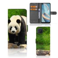 OPPO Reno4 Z | Telefoonhoesje | Met pasjeshouder | Panda OPPO Reno4 Z | Telefoonhoesje | Met pasjeshouder | Panda