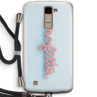 #nofilter: LG K10 (2016) Transparant Hoesje met koord
