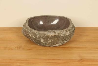 Wasbak riviersteen RS020310, 39x33x15 cm