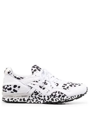 Comme Des Garçons Shirt baskets à empiècements imprimés léopard - Blanc